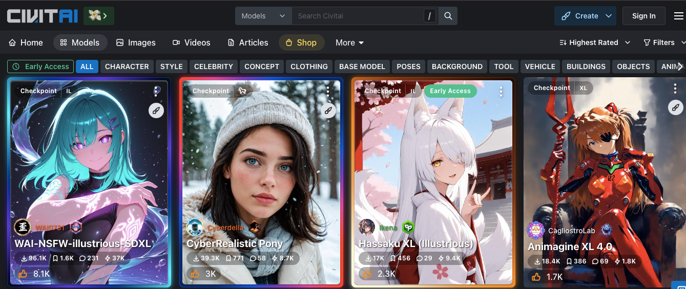 CivitAI : Le logiciel IA open source de génération et de monétisation d’image