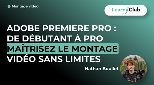 Adobe Premiere Pro : De Débutant à Pro – Maîtrisez le Montage Vidéo sans Limites